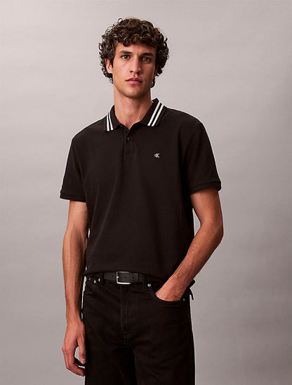 Erkek monogrom polo t-shirt