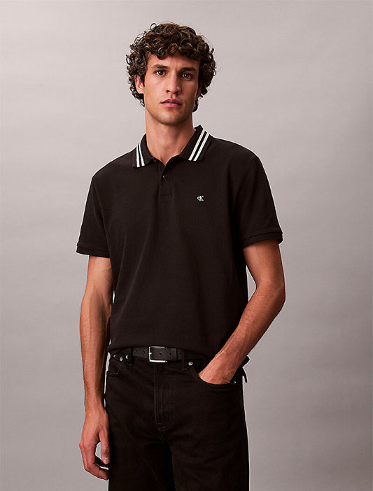 Erkek monogrom polo t-shirt