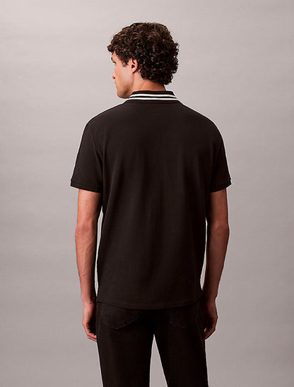 Erkek monogrom polo t-shirt