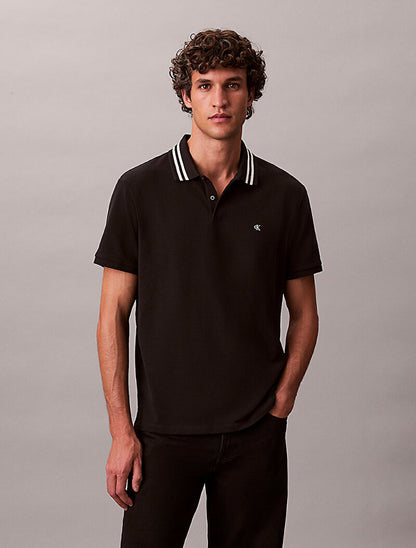 Erkek monogrom polo t-shirt