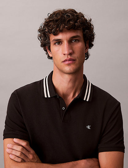 Erkek monogrom polo t-shirt