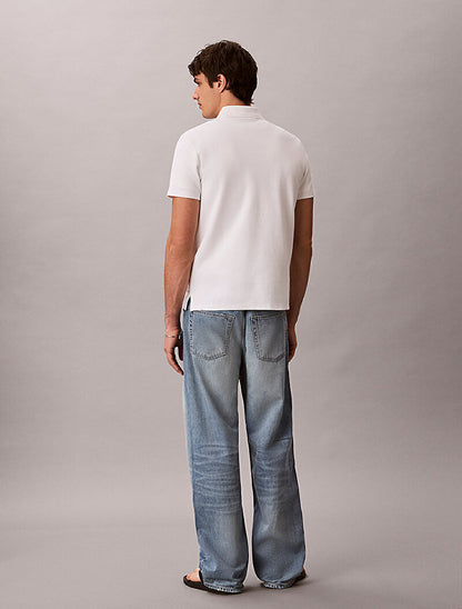 Erkek micro waffle classic polo t-shirt