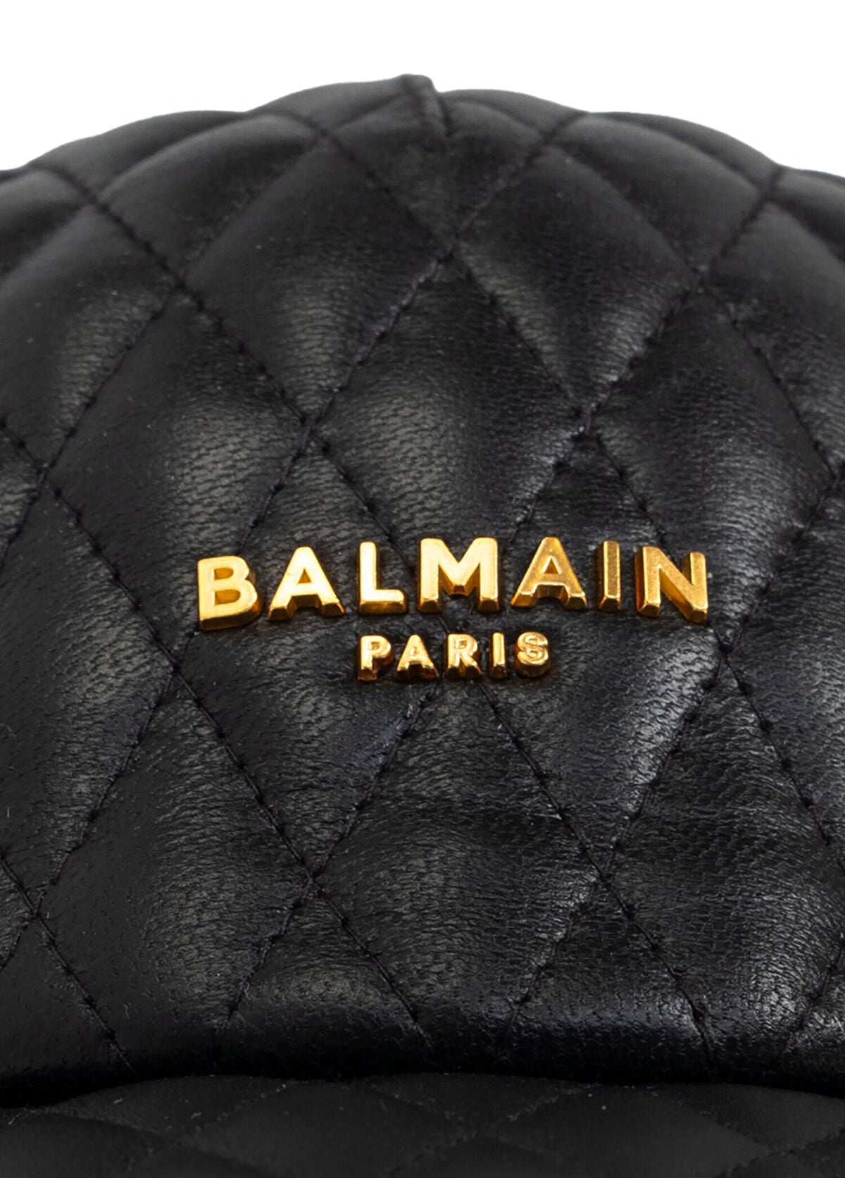 Balmain Siyah Kapitoneli Şapka