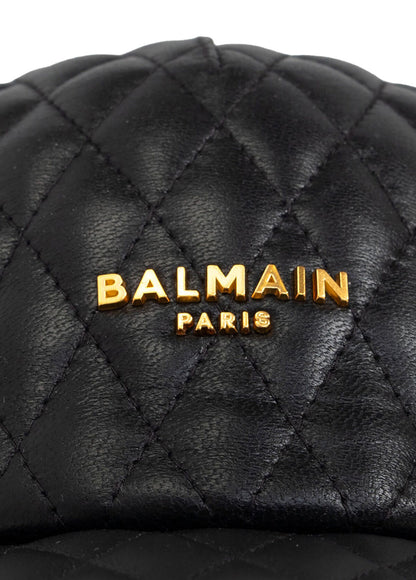 Balmain Siyah Kapitoneli Şapka